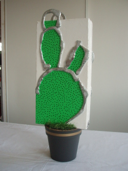 Pot cactus   21cm x 60cm x 15cm